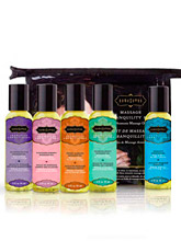 Kit 5 Óleos Massagem Aroma-terapêuticos Kamasutra® - 50ml cada