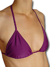 Top Bikini Brasileño medio - Púrpura