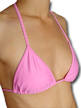 Top Bikini Brasileiro médio - Rosa claro