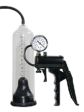 Stif & Strong Penis Pump With Gauge - 19cm