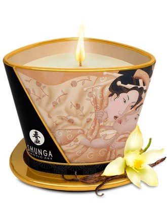 Vela Massagem Baunilha 170ml - Shunga®