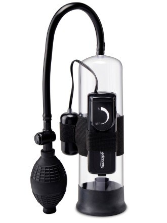 Bomba Desarrolladora del Pene con vibración 19cm - Pump Worx