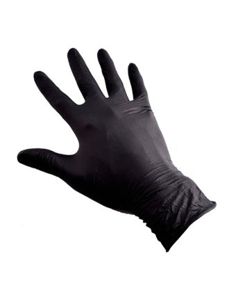 Luvas Cirurgicas De Látex - Preto 100un
