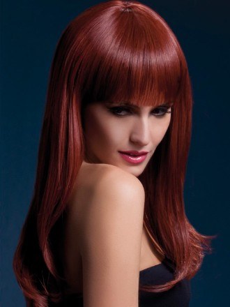 Peruca Sienna Ruiva - Alta Qualidade