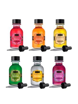 Kit 6 Preliminary Edible Massage Oils - Kamasutra