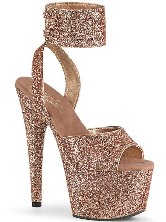 Sandálias Plataforma Adore - Rose Gold