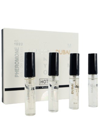 Kit de Viaje 4 Perfumes Con Feromonas - Mujer 5ml