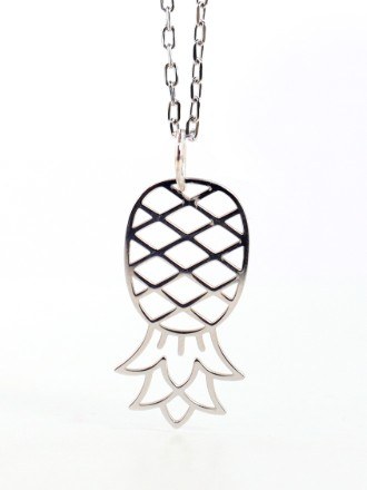 Colar Símbolo Swinger Ananás Invertido - Homem