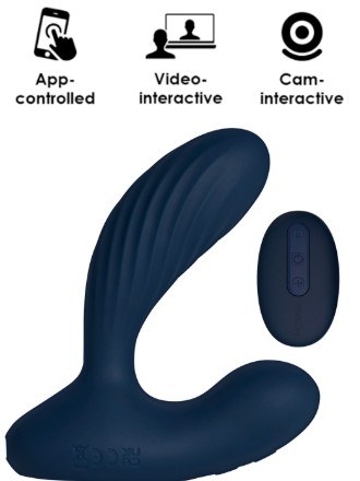 Vibrador De Próstata Interativo Com Aquecimento - Vick Neo 2 Azul