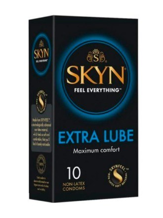 Preservativos Sem Latex  - Extra Lubrificados 10 Unidades