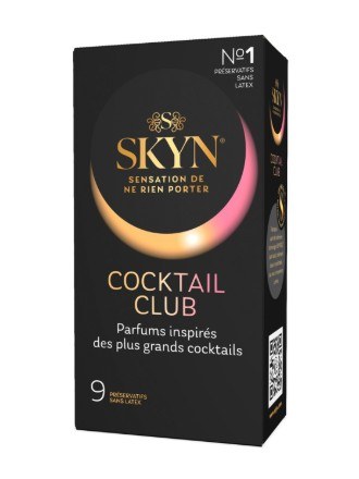 Preservativos Sem Latex Com Sabores - Skyn Cocktail Club 9 Unidades