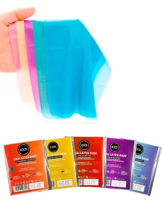 Barreira para Sexo Oral Feminino em Látex – Unidade, Vários Sabores