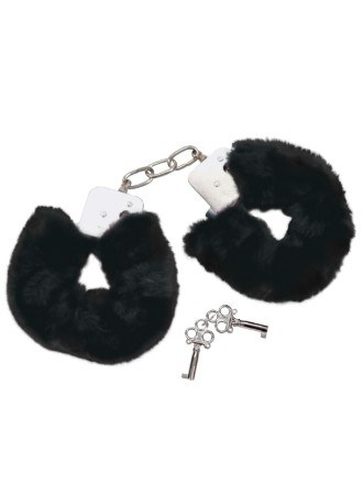 Algemas Metal Com Pêlo - Negro
