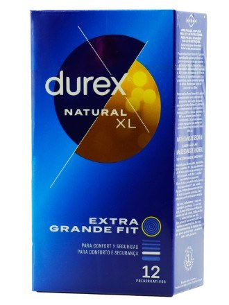 Preservativos Durex® Natural XL - 12 unidades