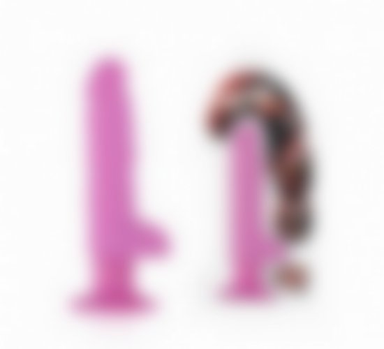 Suction Cup Realistic Vibrator - 13cm Pink