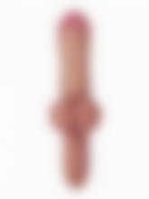 Inferno Vibrador Realístico de Dois Motores e Pega - 13cm – imagem 3