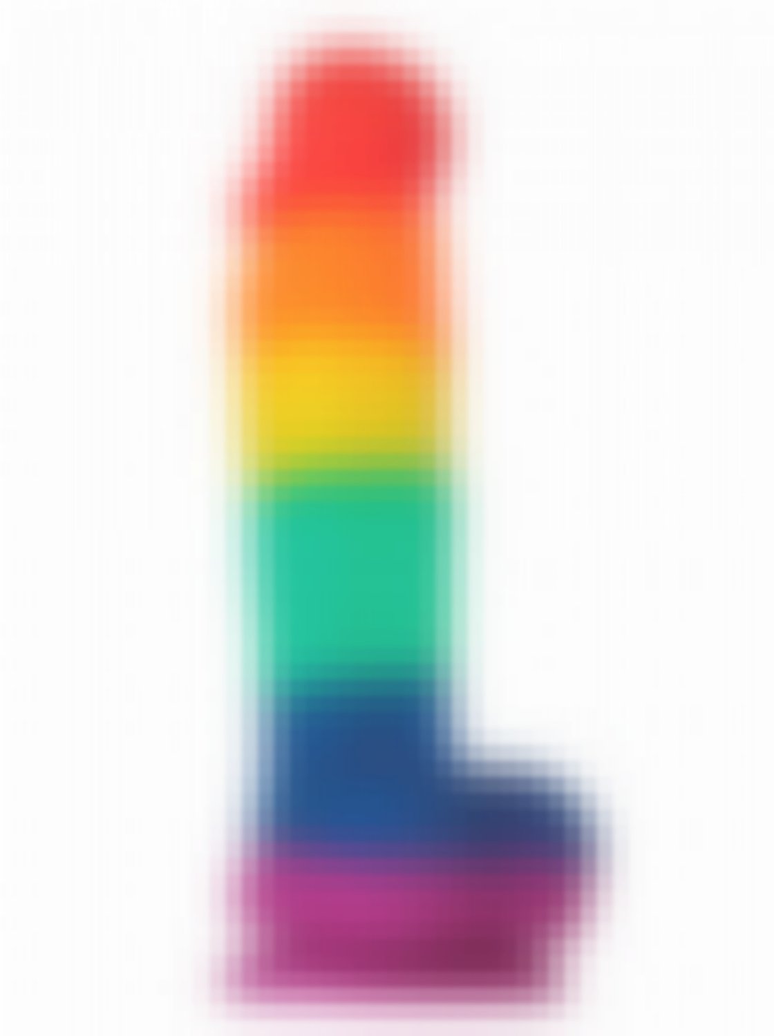 Consolador con ventosa - Pride Edition - 13 cm