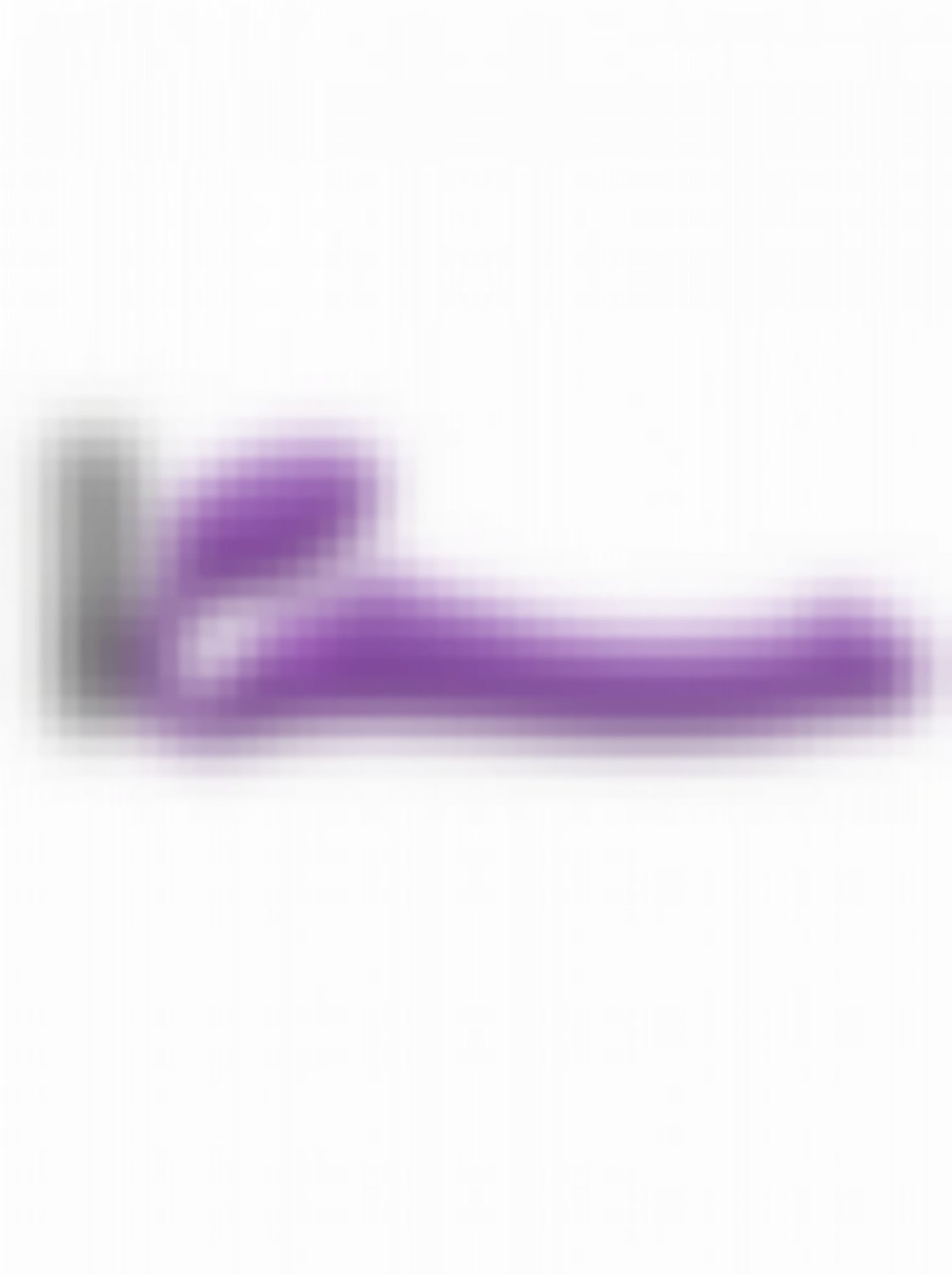 Strap-On Sem Cinta C/ Vibração - Tamanho M - Roxo