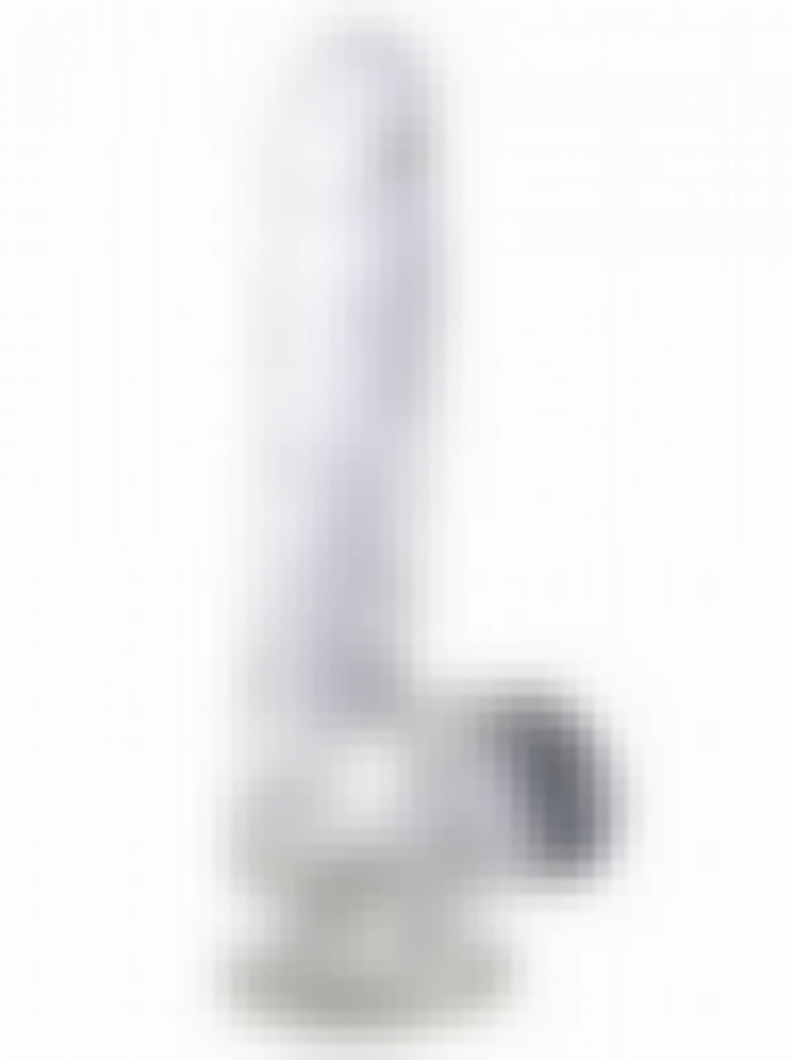 Dildo Transparente Tamanho M - 13cm
