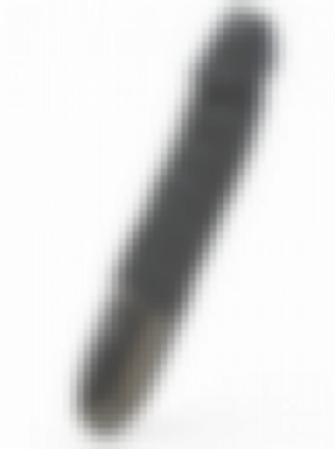Vibrador Anal Negro - 13.5cm
