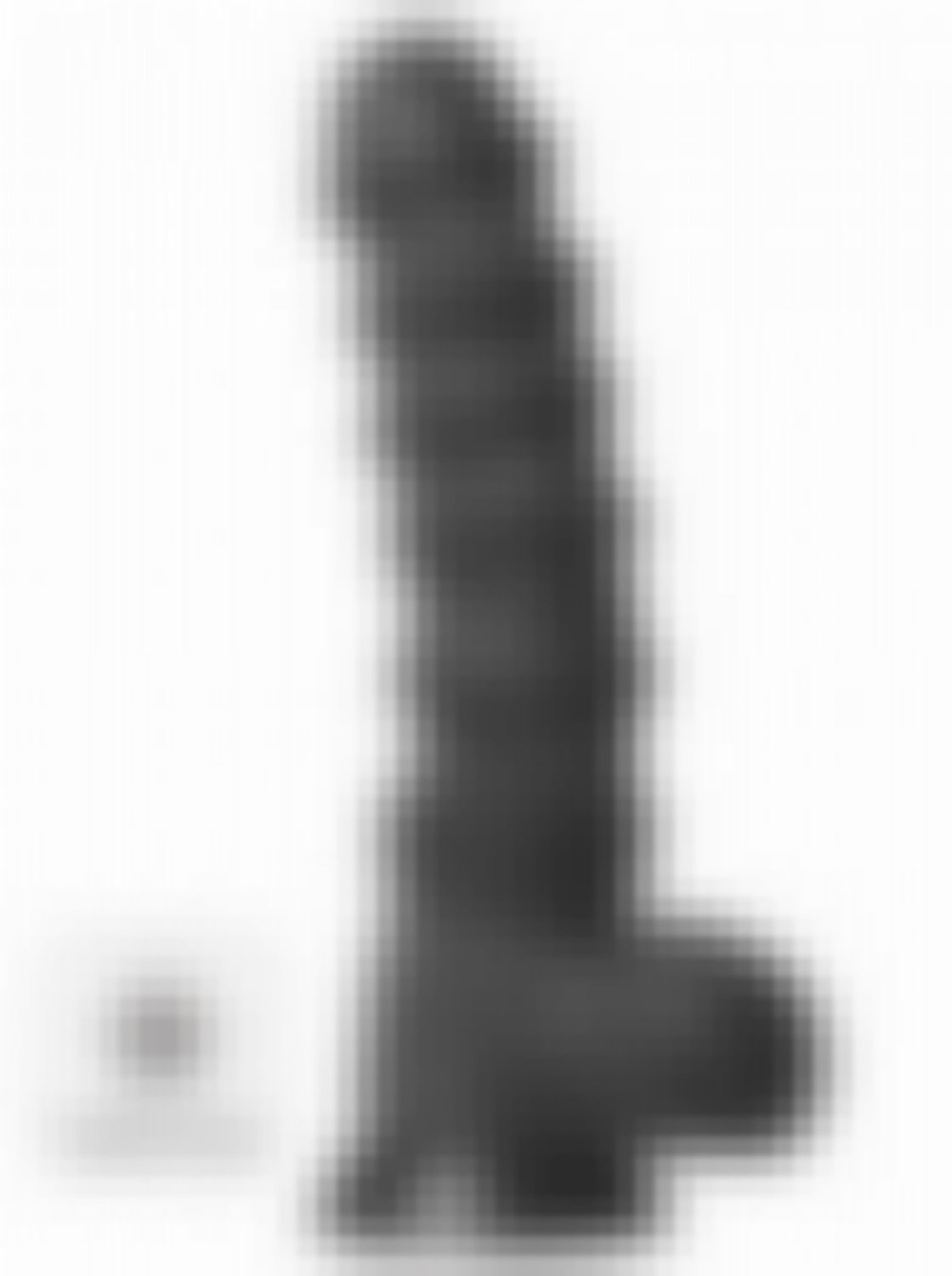 Vibrador Negro XXL - Dragón 21.5cm