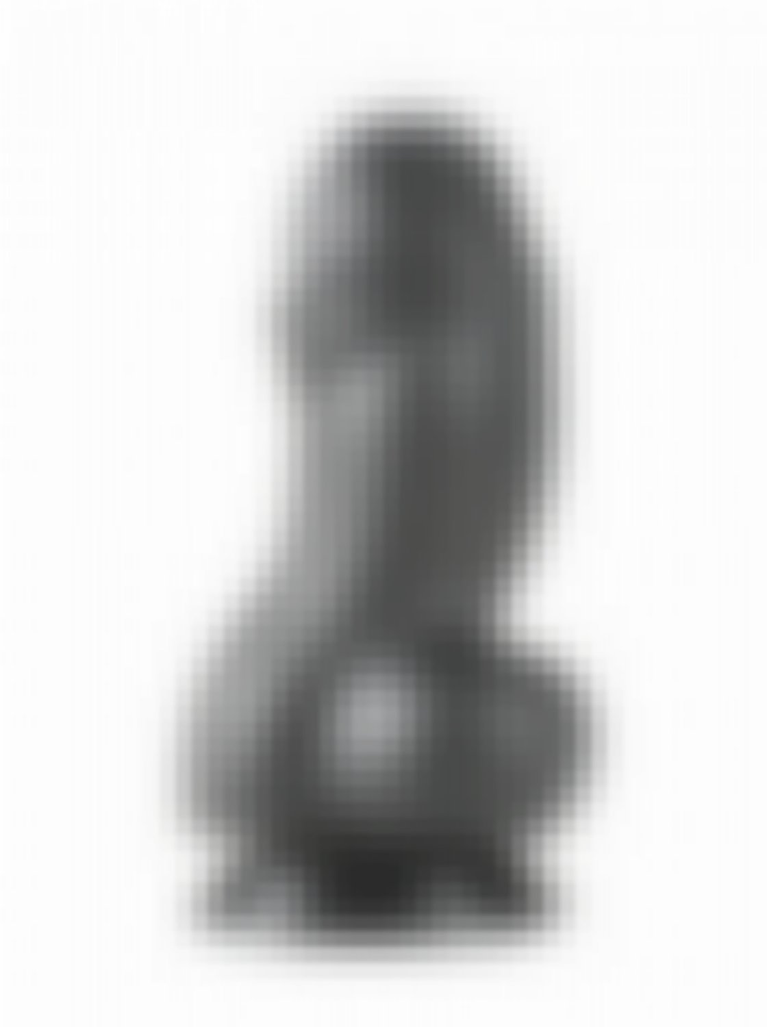Dildo Grueso de PVC - 13cm