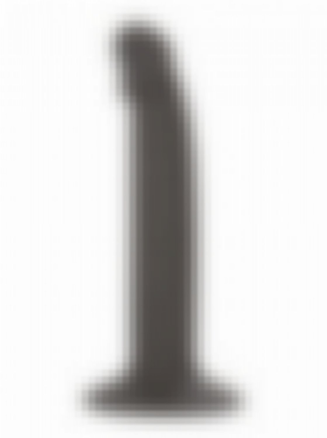 Thin Silicone Anal Dildo - 13.5 cm