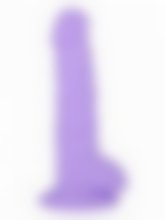 Dildo Com Ventosa 14cm - Roxo