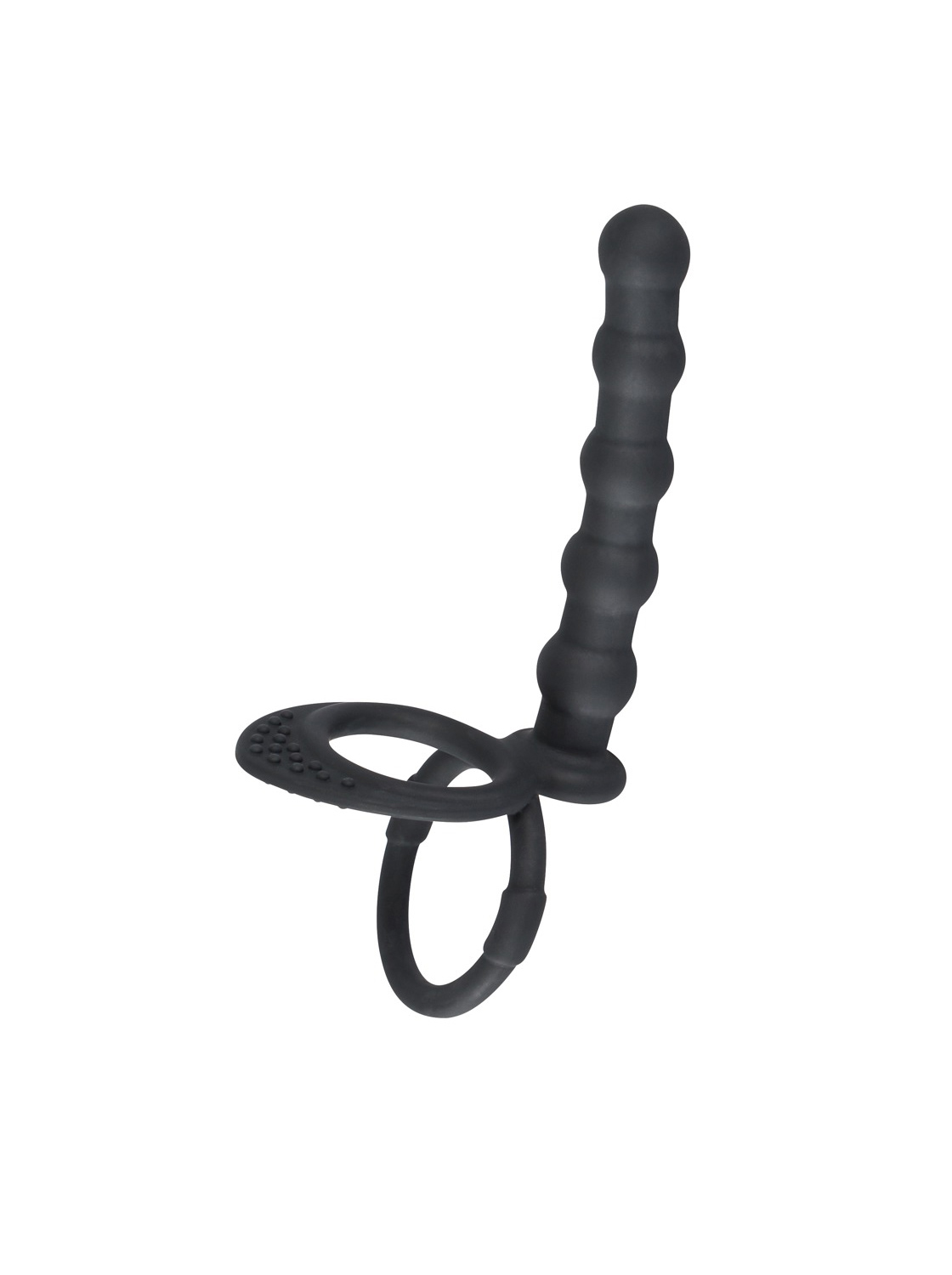 Anel Duplo & Tira Bolas Anal -  Black Velvets