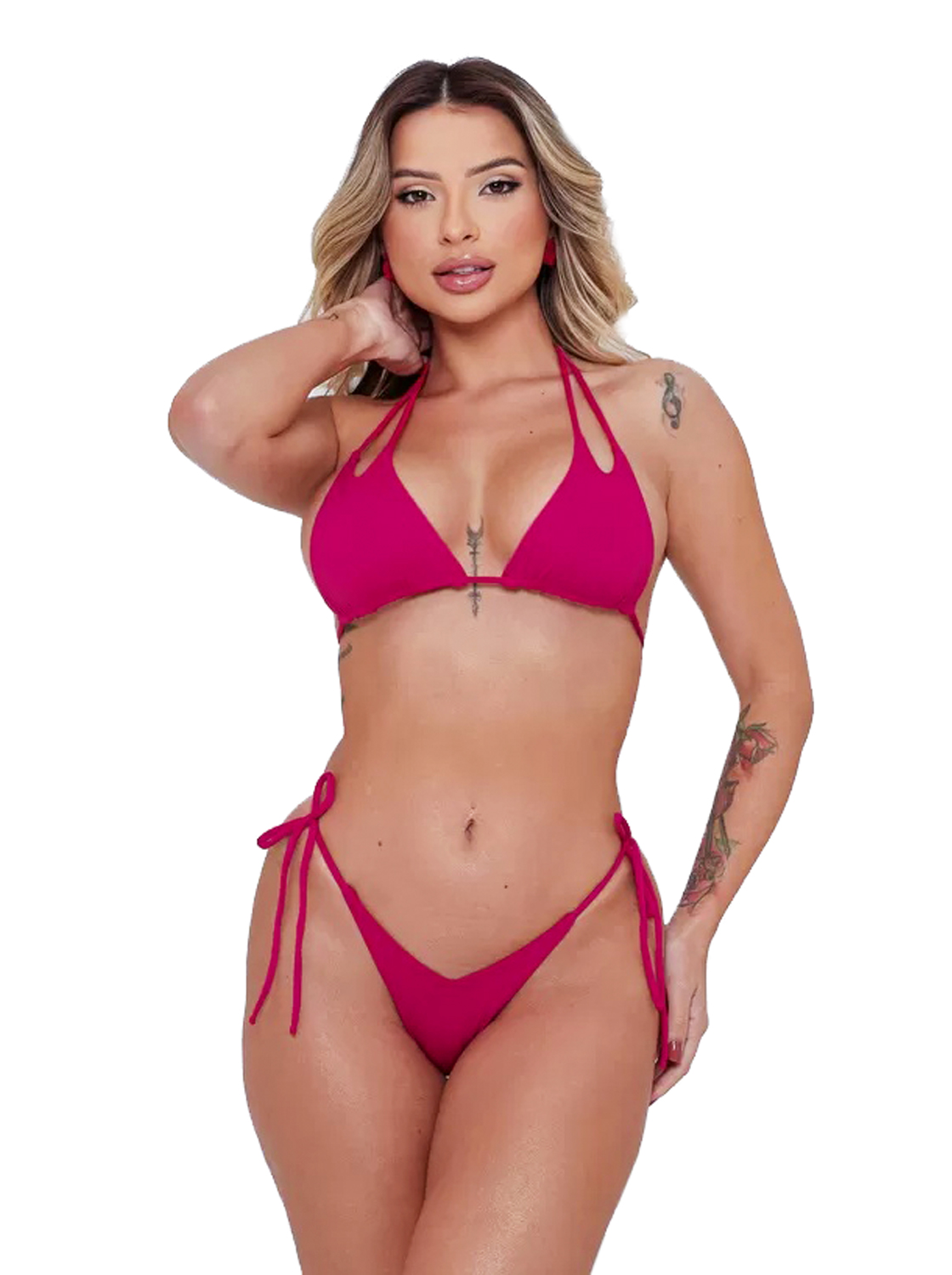 Biquini Brasileiro Hermosa - Fúcsia