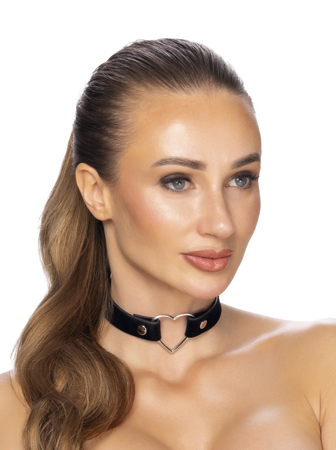 Choker de Veludo com Coração
