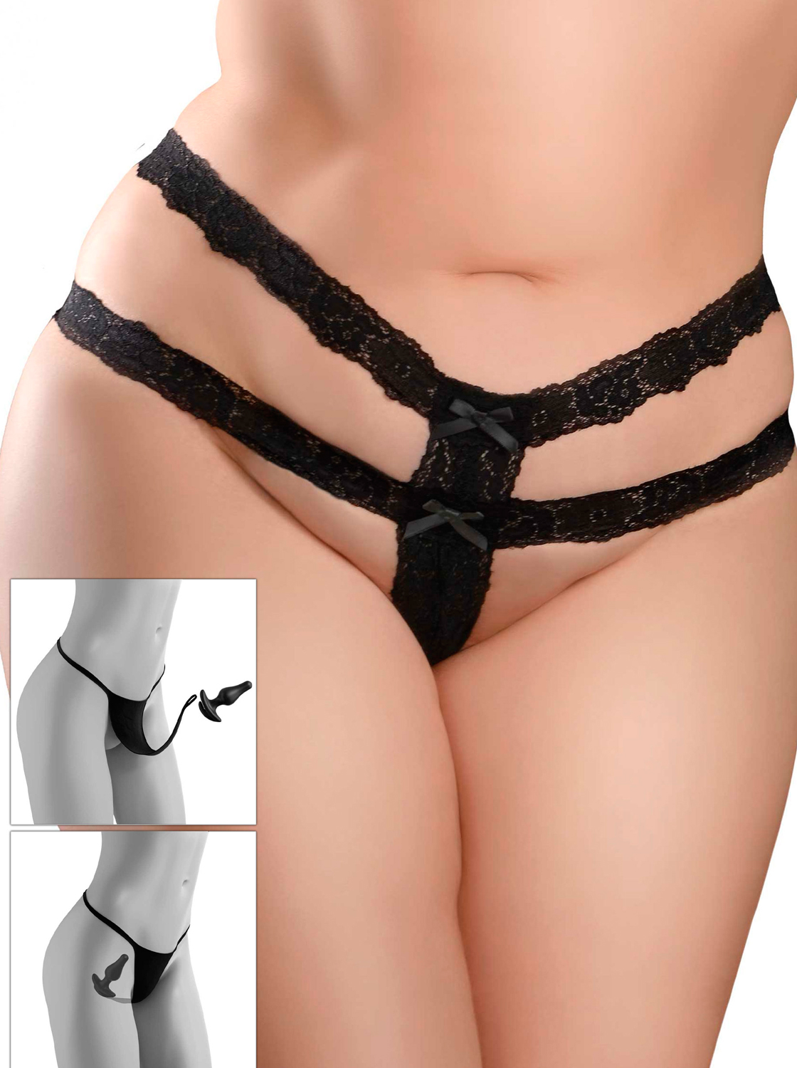 Cuequinha Com Plug Anal - Secret Gem XL - XXL