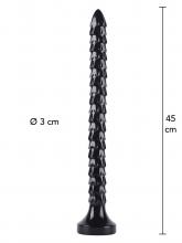 Extreme Dildo Anal XXL Extra Longo com Textura Escamada - 41cm – imagem 4