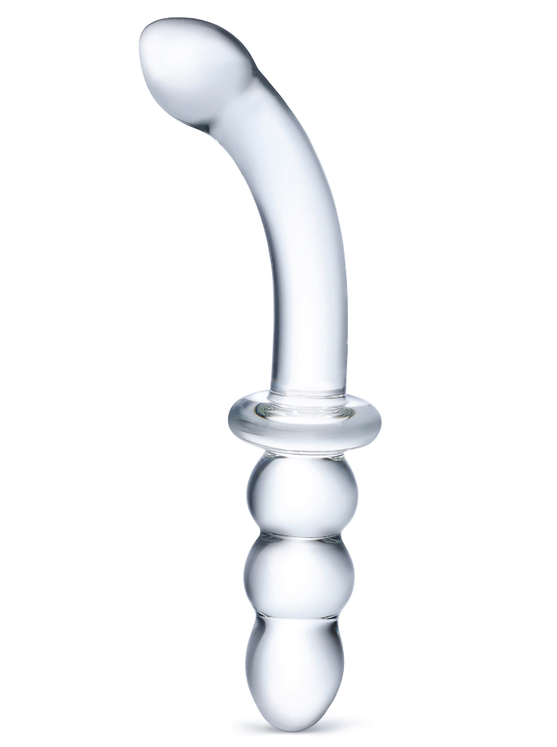 Dildo Ponta Dupla Vidro - 19cm 