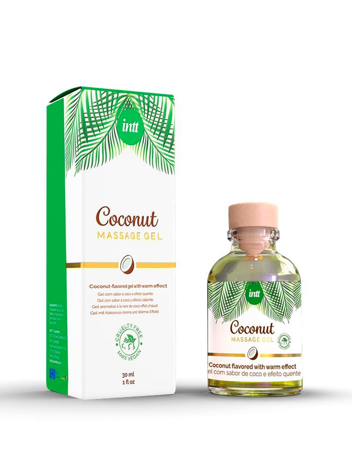Gel Estimulante Comestível de Efeito Calor - Coco 30ml