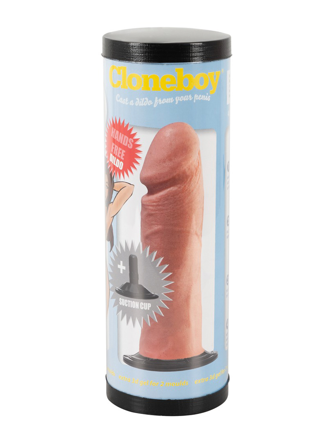 Kit Réplica de Pénis - CloneBoy Bege com Ventosa