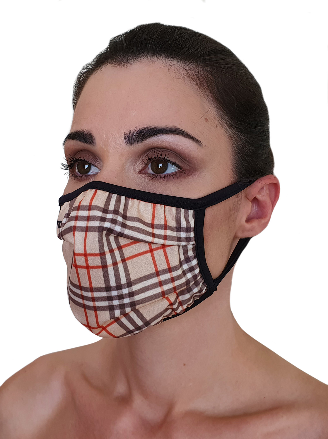 Máscara De Proteção Reutilizável - Tartan