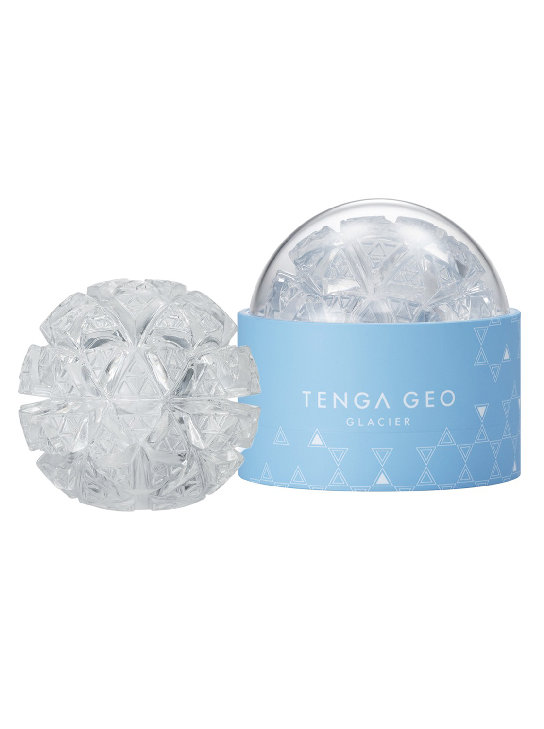 Masturbador Transparente Tenga Geo Glaciar