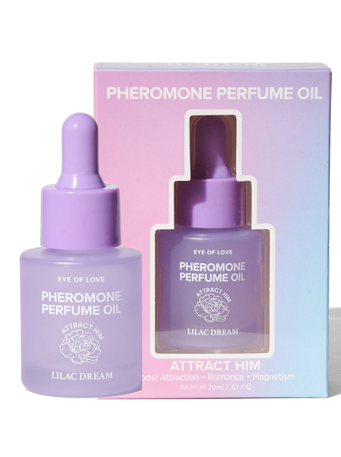 Eye of Love Óleo Perfumado com Feromonas - Atrair Ele 20ml - Lilac Dream