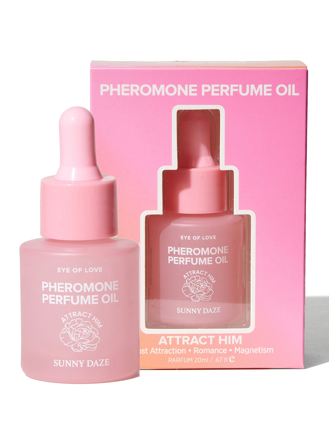 Eye of Love Óleo Perfumado com Feromonas - Atrair Ele 20ml - Sunny Daze
