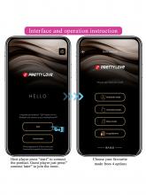 Ovo Vibratório com Eletroestimulação e Controlo por App - Pretty Love Doreen – imagem 5