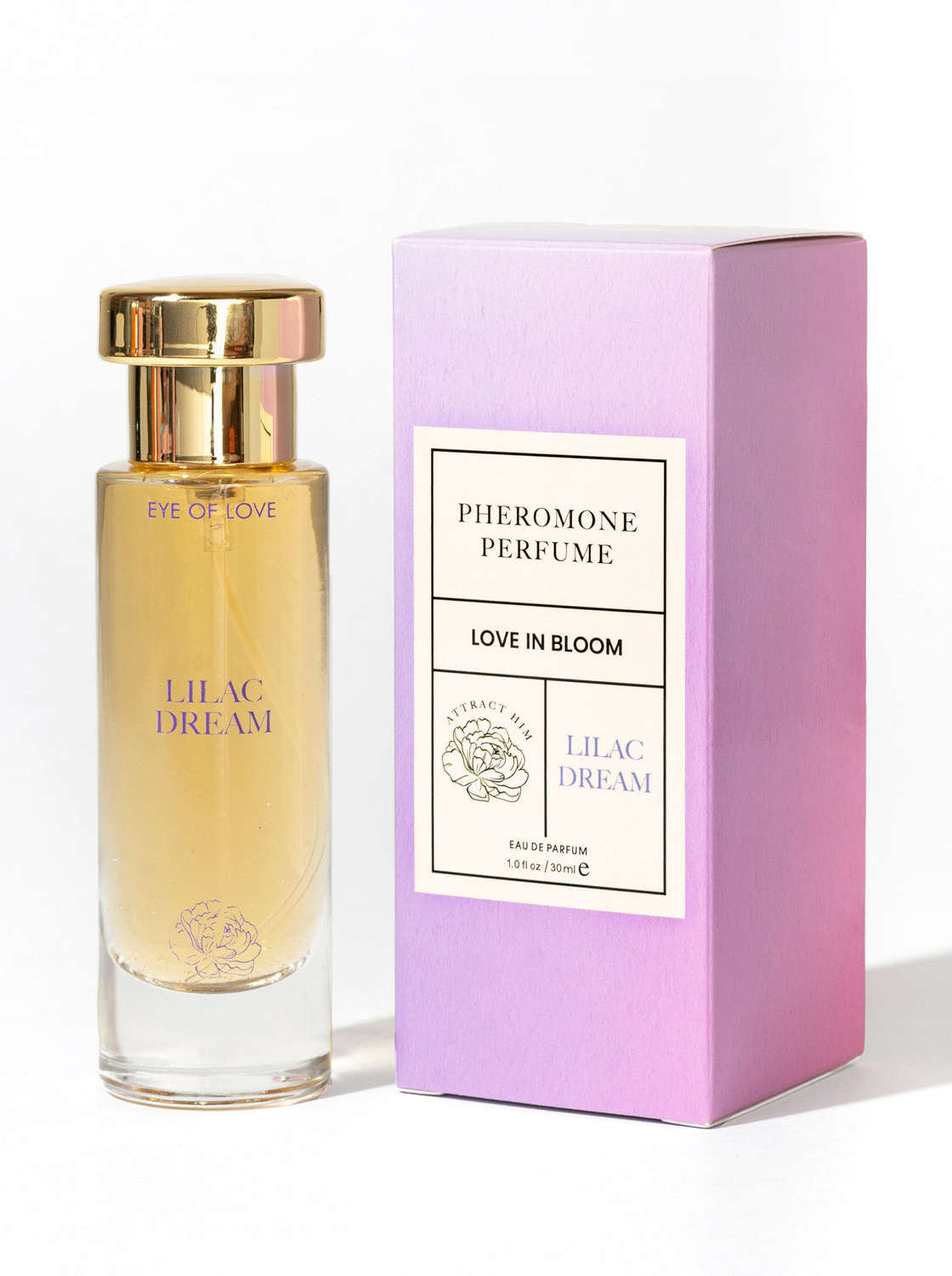 Perfume Feromonas Lilac Dream - Atrair Homens 30ml