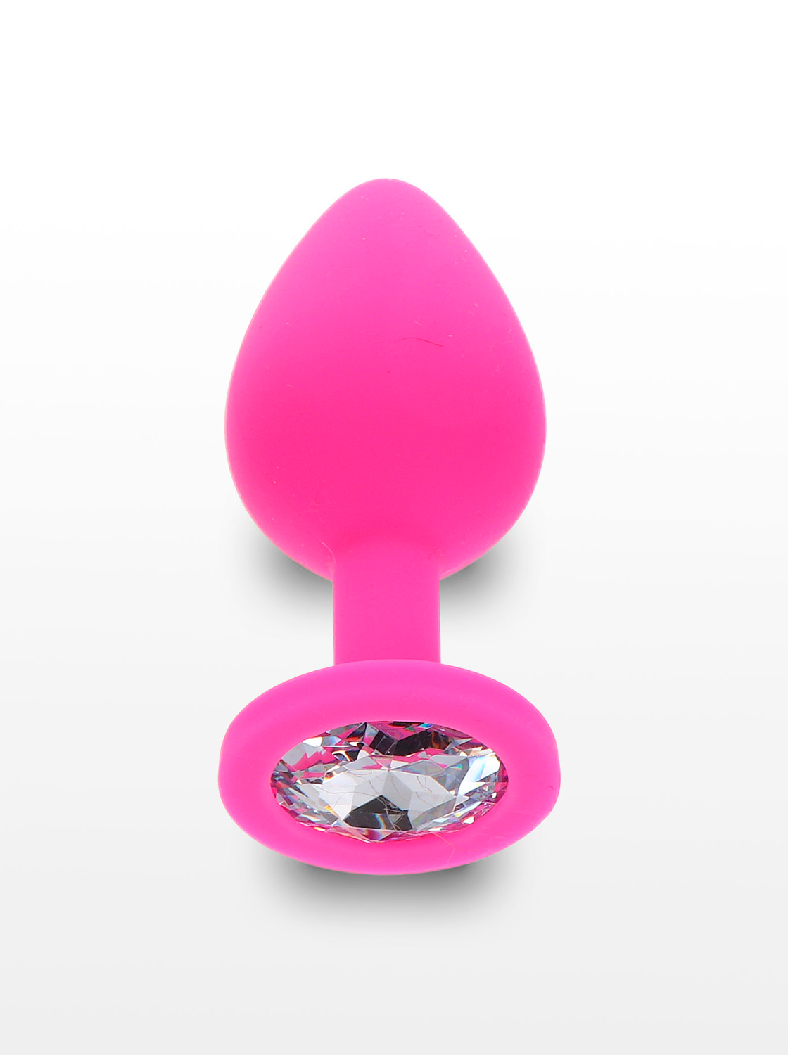 Plug Botão De Rosa 7cm - Rosa 