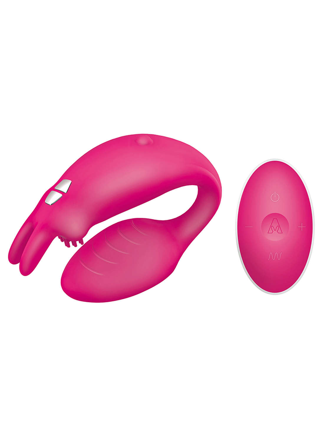 Vibrador de Casal - The Rabbit Company - Rosa