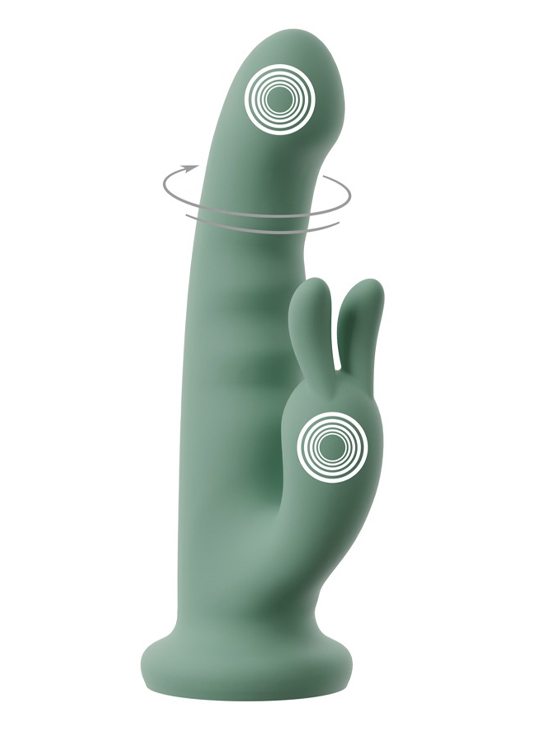 Vibrador Rabbit Com Rotação Luvio - 14cm